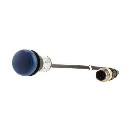 Eaton Signaallamp, RMQ Compact, blauw, vlak, 0no/0nc, M12A-male, kabel zwart - Eaton 181137 l - 20062095