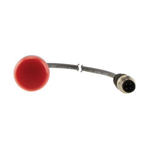 Eaton Signaallamp, RMQ Compact, rood, vlak, 0no/0nc, M12A-male, kabel zwart, - Eaton 181141 c - 20061847