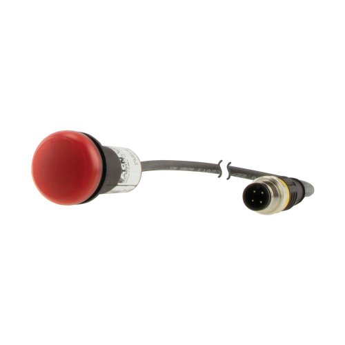 Eaton Signaallamp, RMQ Compact, rood, vlak, 0no/0nc, M12A-male, kabel zwart, - Eaton 181141 l - 20061847