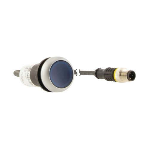 Eaton SignaalDrukknop, RMQ Compact, blauw, vlak, terugverend, 1no/0nc, M12A- - Eaton 181298 r - 20062129