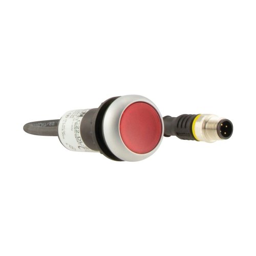 Eaton SignaalDrukknop, RMQ Compact, rood, vlak, terugverend, 0no/1nc, M12A-m - Eaton 181303 r - 20062131