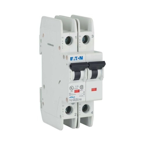 Eaton Installatie-automaat (MCB) FAZ-NA, 2P, 0,5A, C-curve, 15kA, UL-cert. - Eaton 181923 r - 20058708