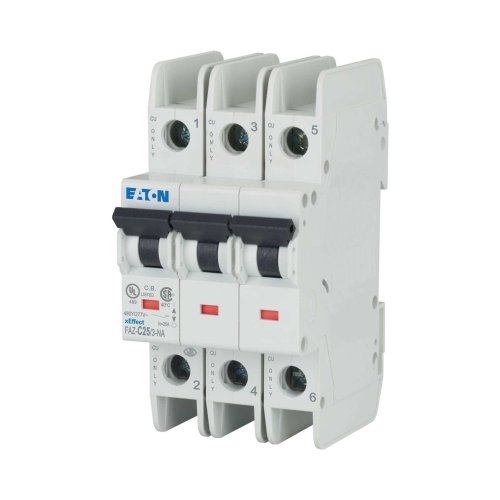 Eaton Installatie-automaat (MCB) FAZ-NA, 3P, 25A, C-curve, 15kA, UL-cert. - Eaton 181993 l - 20058803