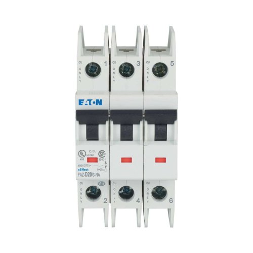 Eaton Installatie-automaat (MCB) FAZ-NA, 3P, 20A, D-curve, 15kA, UL-cert. - Eaton 182099 c - 20058823