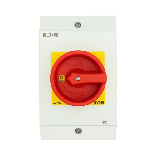 Eaton Hoofdschakelaar, 3-polig + 1M + 1V, 25 A, NOOD-UIT-functie, afsluitbaa - Eaton 182415 c - 20061952