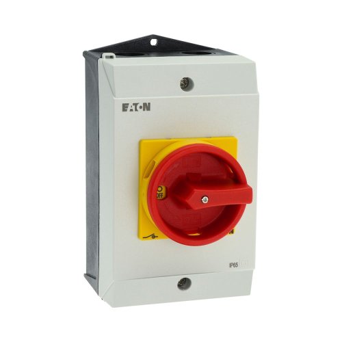 Eaton Hoofdschakelaar, 3-polig + 1M + 1V, 25 A, NOOD-UIT-functie, afsluitbaa - Eaton 182415 r - 20061952