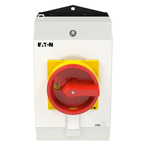 Eaton Hoofdschakelaar, 3-polig + 1 Maak, 20 A, NOOD-UIT-functie, 90 &deg;, opbou - Eaton 182425 c - 20061966