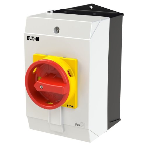 Eaton Hoofdschakelaar, 3-polig + 1 Maak, 20 A, NOOD-UIT-functie, 90 &deg;, opbou - Eaton 182425 l - 20061966