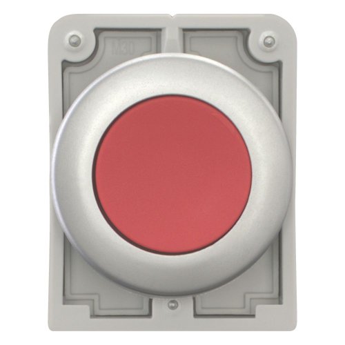 Eaton Drukknop, 30mm, vlak, rood, terugverend - Eaton 182918 c - 20061979