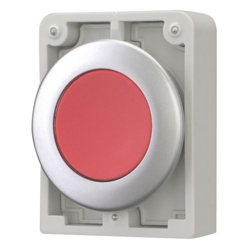 Eaton Drukknop, 30mm, vlak, rood, terugverend - Eaton 182918 l - 20061979