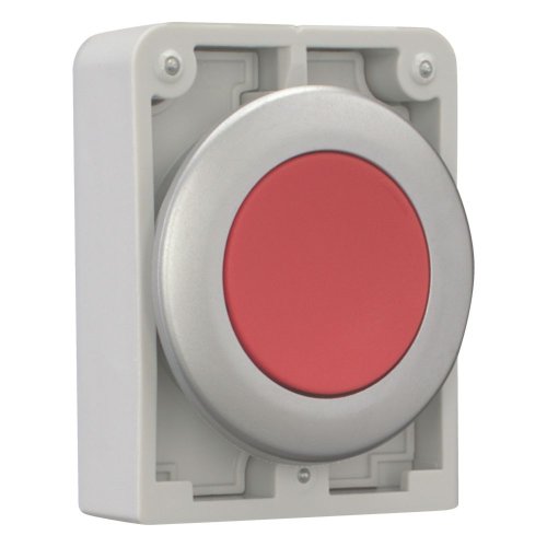 Eaton Drukknop, 30mm, vlak, rood, terugverend - Eaton 182918 r - 20061979