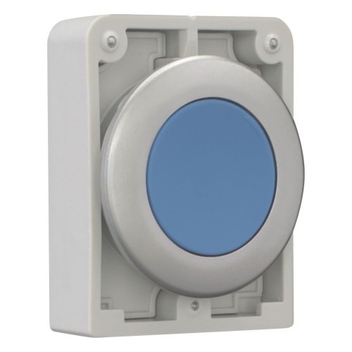 Eaton Drukknop, 30mm, vlak, blauw, terugverend - Eaton 182921 r - 20061982