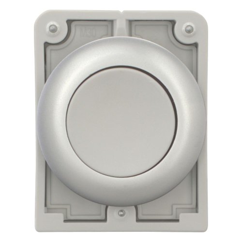 Eaton Drukknop, 30mm, vlak, grijs, terugverend - Eaton 182923 c - 20061984