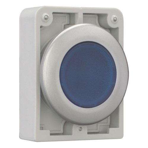 Eaton Signaaldrukknop, 30mm, vlak, blauw, terugverend - Eaton 182940 r - 20062001
