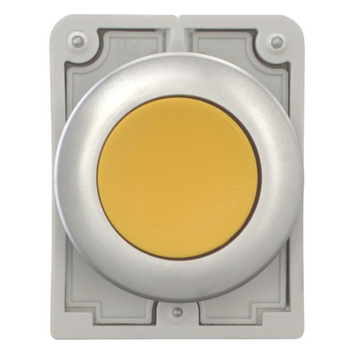 Eaton Drukknop, 30mm, vlak, geel, vast - Eaton 182946 c - 20062007