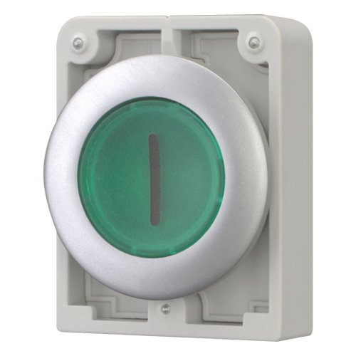 Eaton Signaaldrukknop, 30mm, vlak, groen "I", terugverend - Eaton 182957 l - 20062018