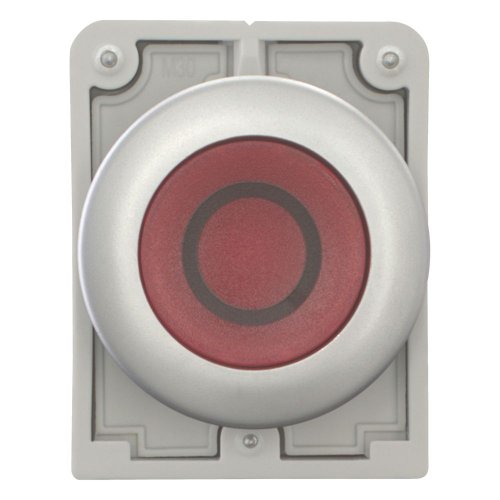 Eaton Signaaldrukknop, 30mm, vlak, rood "O", terugverend - Eaton 182958 c - 20062019