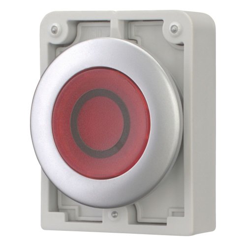 Eaton Signaaldrukknop, 30mm, vlak, rood "O", terugverend - Eaton 182958 l - 20062019