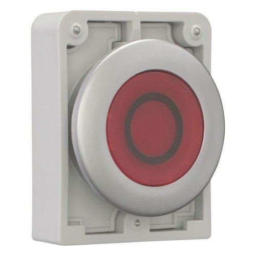 Eaton Signaaldrukknop, 30mm, vlak, rood "O", terugverend - Eaton 182958 r - 20062019