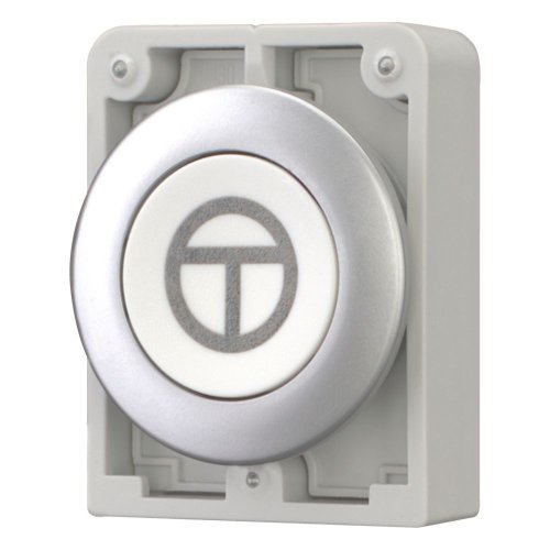 Eaton Drukknop, 30mm, vlak, wit X11, terugverend - Eaton 182963 l - 20062024