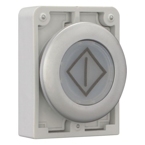 Eaton Signaaldrukknop, 30mm, vlak, wit, met tekst X100, terugverend - Eaton 182966 r - 20062027