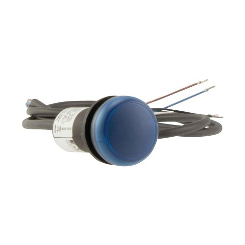 Eaton Signaallamp, RMQ Compact, blauw, vlak, 0no/0nc, open einde, kabel zwar - Eaton 185139 r - 20062105