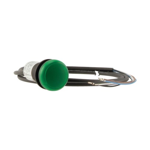 Eaton Signaallamp, RMQ Compact, groen, vlak, 0no/0nc, open einde, kabel zwar - Eaton 185140 r - 20062101
