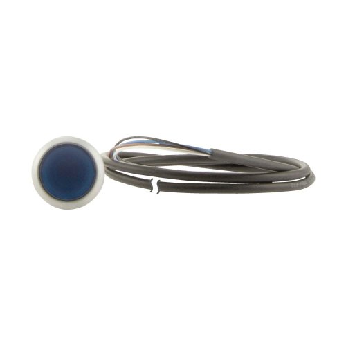 Eaton SignaalDrukknop, RMQ Compact, blauw, vlak, vast, 1no/0nc, open einde,  - Eaton 185585 c - 20062141