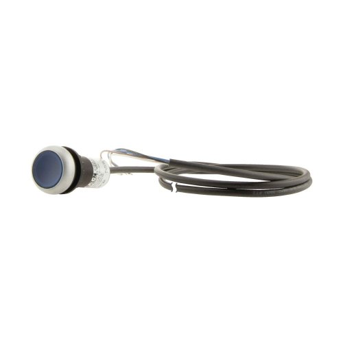 Eaton SignaalDrukknop, RMQ Compact, blauw, vlak, vast, 1no/0nc, open einde,  - Eaton 185585 l - 20062141