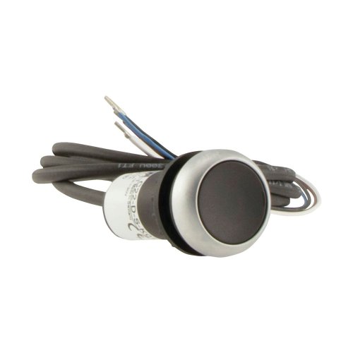 Eaton Drukknop, RMQ Compact, zwart, vlak, terugverend, 0no/1nc, open einde,  - Eaton 185609 r - 20062169