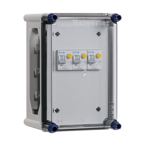 EATON groepenkast 3x aardlekautomaat b16 1861.950 - Eaton 1861950 r - 8006384