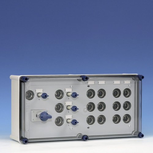 Eaton Licht-en krachtgr.kast 63A 4p 4xDII-4xDII + rails - Eaton 1864013 r - 20062584