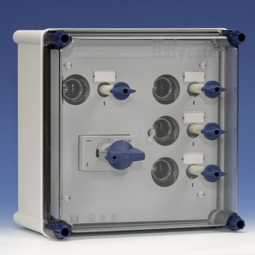 Eaton Lichtgroepenkast 1x40A Duco 4p 2xDII + rails - Eaton 1864022 r - 20062593