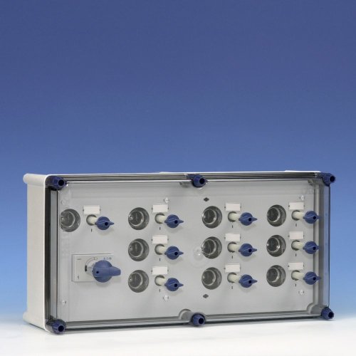 Eaton Lichtgroepenkast 1x63A Duco 4p 10xDII + rails - Eaton 1864034 r - 20062605