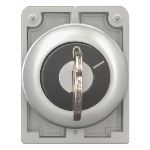 Eaton Sleutelschakelaar, 30mm, vlak, 2 standen, terugverend - Eaton 187092 c - 20062807