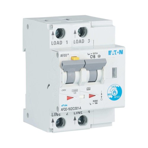 Eaton Vlamboogautomaat (AFDD) 16A 2p C-kar 10mA - Eaton 187207 r - 20062870