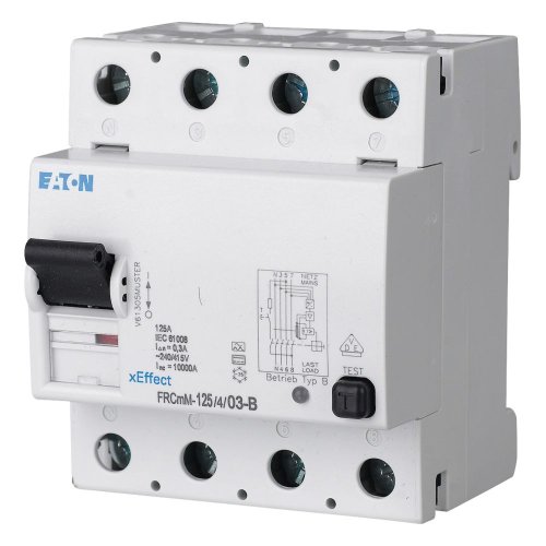 Eaton Aardlekschakelaar digitaal (RCCB) FRCMM, 80A, 4P, 100mA, 10kA, B-type - Eaton 187807 l - 20062960