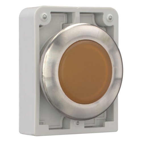 Eaton Signaallamp, 30mm, RVS, vlak, amber - Eaton 188047 r - 20062983