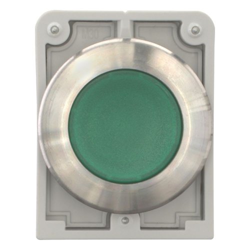EATON drukknop 30mm vlak groen rvs terugverend M30I-FDL-G - Eaton 188060 c - 20062990