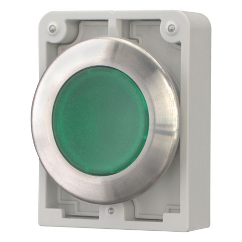 EATON drukknop 30mm vlak groen rvs terugverend M30I-FDL-G - Eaton 188060 l - 20062990