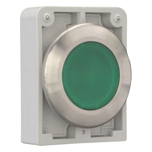 EATON drukknop 30mm vlak groen rvs terugverend M30I-FDL-G - Eaton 188060 r - 20062990