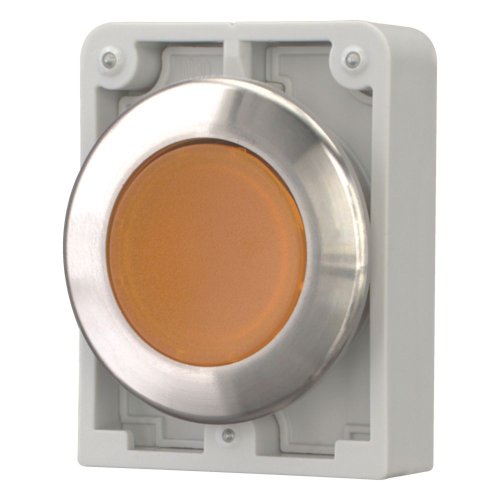 Eaton Signaaldrukknop, 30mm, RVS, vlak, amber, vast - Eaton 188063 l - 20062966