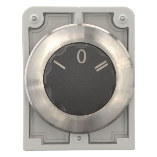 Eaton Keuzeschakelaar, 30mm, RVS, vlak, 3 standen, knop, vast - Eaton 188137 c - 20063060