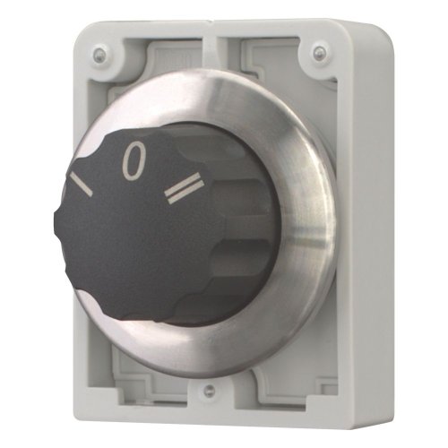 Eaton Keuzeschakelaar, 30mm, RVS, vlak, 3 standen, knop, vast - Eaton 188137 l - 20063060