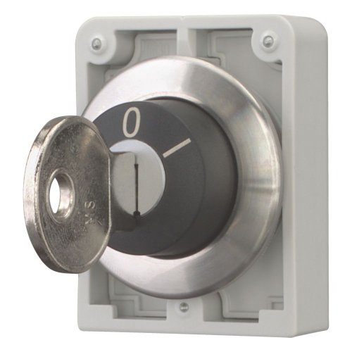 Eaton Sleutelschakelaar, 30mm, RVS, vlak, 2 standen, terugverend - Eaton 188139 l - 20063082
