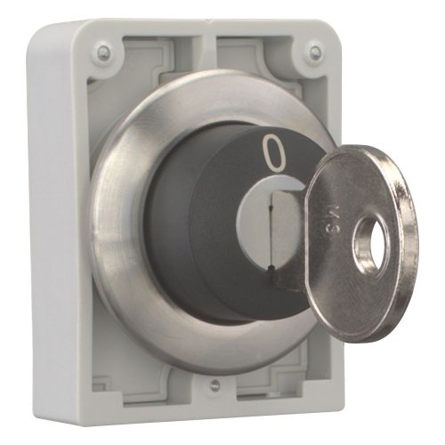 Eaton Sleutelschakelaar, 30mm, RVS, vlak, 2 standen, terugverend - Eaton 188139 r - 20063082