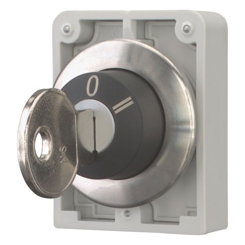 Eaton Sleutelschakelaar, 30mm, RVS, vlak, 3 standen , terugverend - Eaton 188141 l - 20063083