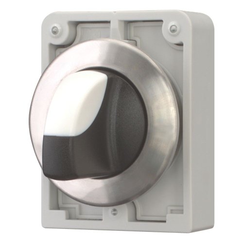 Eaton Keuzeschakelaar, 30mm, RVS, vlak, 3 standen, draaigreep, vast - Eaton 188181 l - 20063094