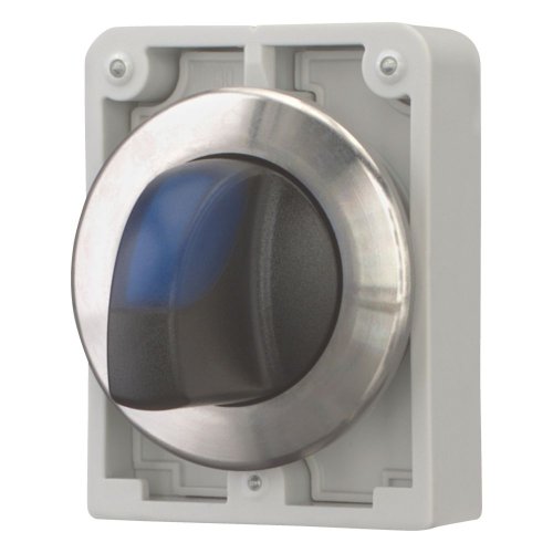 Eaton Signaalkeuzeschakelaar, 30mm, RVS, vlak, blauw, 3 standen, terugverend - Eaton 188192 l - 20063098