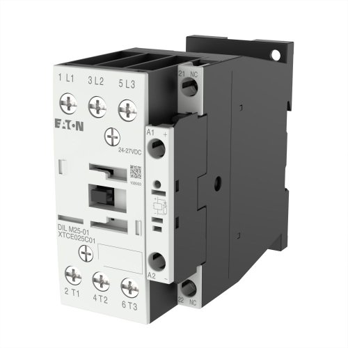 Eaton Magneetschakelaar DILM25-01(RDC24) (24-27VDC), 11kW, 0m, 1v - Eaton 189916 l - 20067378